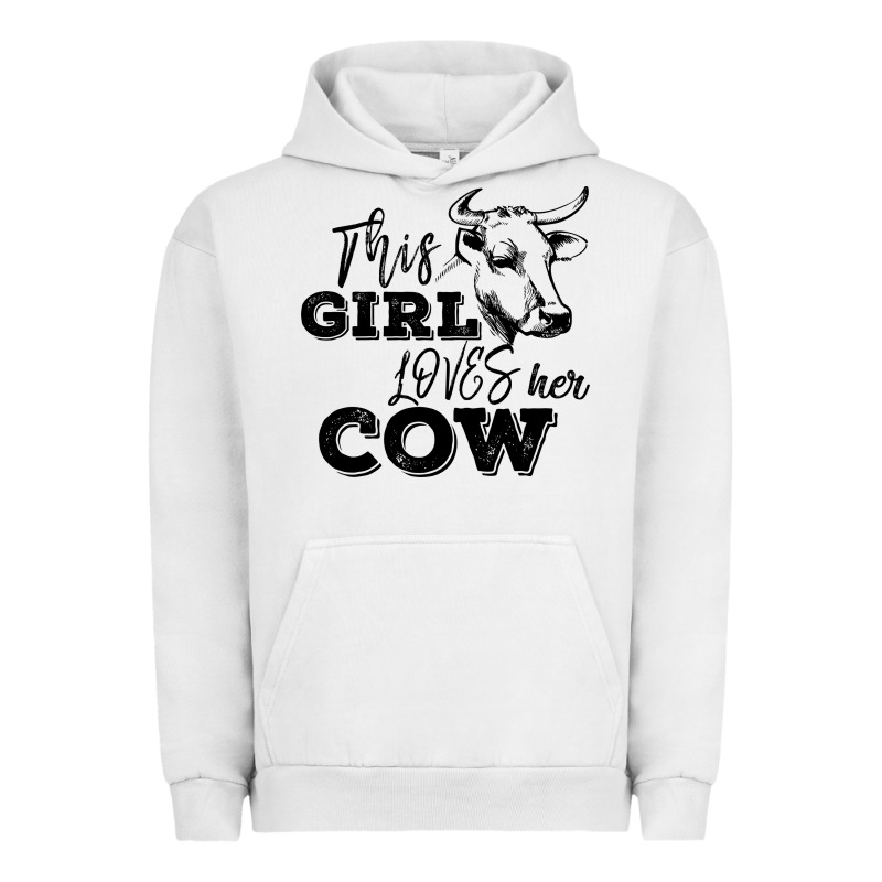This Girl Loves Her Cow Urban Hoodie by Bettercallsaul | Teevron