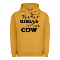 Pigment Peanut Butter This Girl Loves Her Cow Urban Hoodie - Bettercallsaul