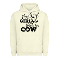 Pigment Pistachio This Girl Loves Her Cow Urban Hoodie - Bettercallsaul