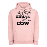 Pigment Salmon This Girl Loves Her Cow Urban Hoodie - Bettercallsaul
