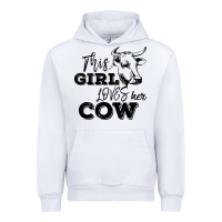 White This Girl Loves Her Cow Urban Hoodie - Bettercallsaul