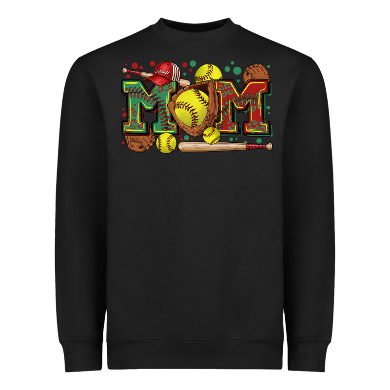 Mom Softball Heavyweight Sweatshirt by Zillion Design Studio | Teevron