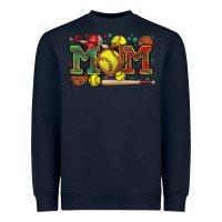 Navy mom softball Heavyweight Sweatshirt - Zillion Design Studio