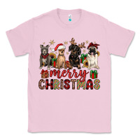 Merry Christmas Chihuahua Pitbull Pug Dachshund Classic Tee | Teevron
