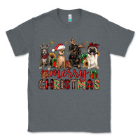 Charcoal Heather merry christmas chihuahua pitbull pug dachshund Classic Tee - JahusDesignShop