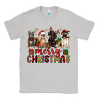 Moon Dust merry christmas chihuahua pitbull pug dachshund Classic Tee - JahusDesignShop