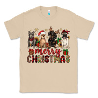 Mushroom merry christmas chihuahua pitbull pug dachshund Classic Tee - JahusDesignShop