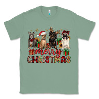 Sage merry christmas chihuahua pitbull pug dachshund Classic Tee - JahusDesignShop
