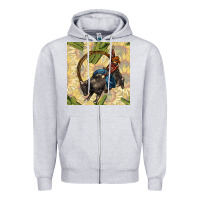 Heather Grey rodeo seamless pattern Zipper Hoodie - BundleAndBundleShop