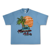 Pebble Blue summer vibes Urban Heavy Tee - SublimationCraftShop