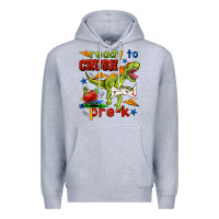 Heather Grey ready to crush pre k Premium Hoodie - BundleAndBundleShop