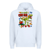 White ready to crush pre k Premium Hoodie - BundleAndBundleShop