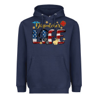 Navy dispatcher life Heavyweight Hoodie - MaliasSmallBusiness
