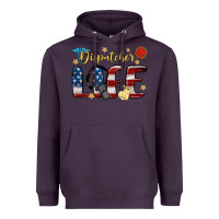 Plum dispatcher life Heavyweight Hoodie - MaliasSmallBusiness