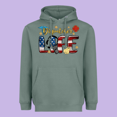 Dispatcher Life Heavyweight Hoodie Designed By Maliassmallbusiness