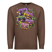 Chestnut mardi gras cassette tapes Premium Sweatshirt - MaliasSmallBusiness