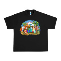 Black camp life beach Urban Heavy Tee - BarkalooDesign