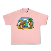 Salmon camp life beach Urban Heavy Tee - BarkalooDesign