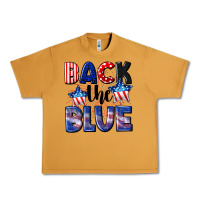 Peanut Butter Back the blue 4th of july Urban Heavy Tee - CowGirlArtShop