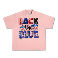 Salmon Back the blue 4th of july Urban Heavy Tee - CowGirlArtShop
