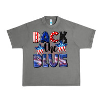 Tornado Back the blue 4th of july Urban Heavy Tee - CowGirlArtShop