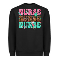 Black nurse nurse nurse Heavyweight Sweatshirt - texasbilliewilder