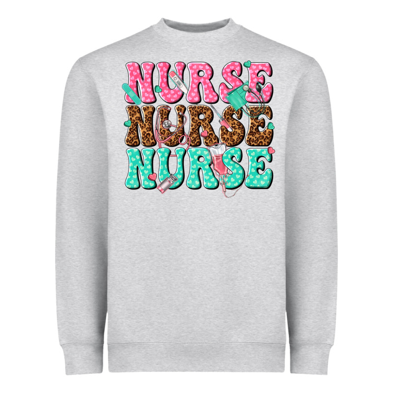 Nurse Nurse Nurse Heavyweight Sweatshirt by texasbilliewilder | Teevron
