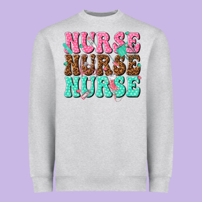 Nurse Nurse Nurse Heavyweight Sweatshirt Designed By Texasbilliewilder