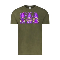 Vintage Olive Domestic Violence Warrior Gnomes Vintage Tee - texasbilliewilder