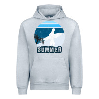 Heather Grey Summer Surf Urban Hoodie - Bettercallsaul