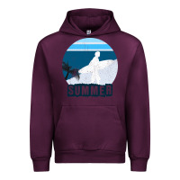 Mauve Wine Summer Surf Urban Hoodie - Bettercallsaul