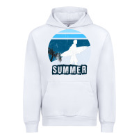 White Summer Surf Urban Hoodie - Bettercallsaul
