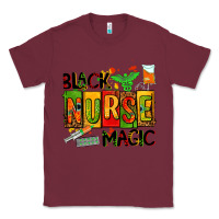 Burgundy black nurse magic Classic Tee - AdoDesignShop