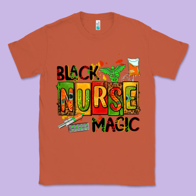 Black Nurse Magic Classic Tee Designed By Adodesignshop