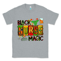 Heather Grey black nurse magic Classic Tee - AdoDesignShop