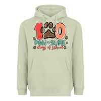Matcha 100 pawsome days of school Heavyweight Hoodie - MaliasSmallBusiness