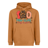 Meerkat 100 pawsome days of school Heavyweight Hoodie - MaliasSmallBusiness