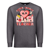 Cupid's Favorite Teacher Premium Sweatshirt | Teevron
