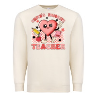 Sandshell cupid's favorite teacher Premium Sweatshirt - MaliasSmallBusiness