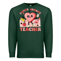 Sports Green cupid's favorite teacher Premium Sweatshirt - MaliasSmallBusiness