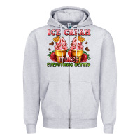 Ice Cream Makes Everything Better Zipper Hoodie | Teevron