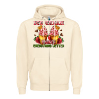 Sandshell ice cream makes everything better Zipper Hoodie - AdoDesignShop