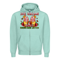 Seafoam ice cream makes everything better Zipper Hoodie - AdoDesignShop