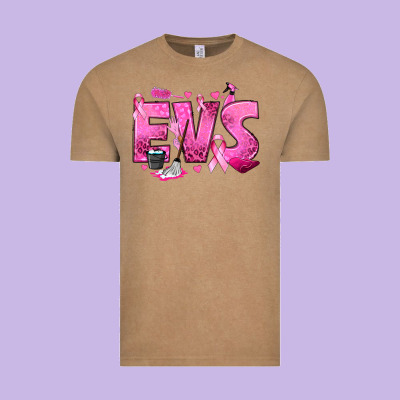 Environmental Services Breast Cancer Vintage Tee Designed By Texasbilliewilder