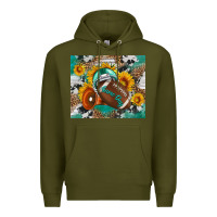 Army Green game day mouse pad Premium Hoodie - BundleAndBundleShop
