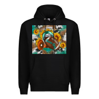 Black game day mouse pad Premium Hoodie - BundleAndBundleShop