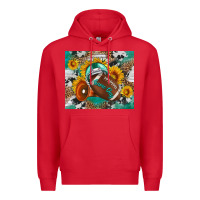 Red game day mouse pad Premium Hoodie - BundleAndBundleShop