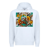 White game day mouse pad Premium Hoodie - BundleAndBundleShop