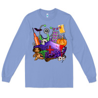 Colony Blue zombie nurse   halloween Long Sleeve Tee - AdoDesignShop