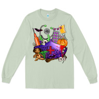 Matcha zombie nurse   halloween Long Sleeve Tee - AdoDesignShop